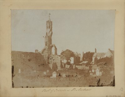 The West End of St. Andrews og Cathedral Precinct fra nordøst. av Hill and Adamson Adamson