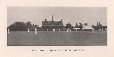 The Parks, cricketbane ved Oxford University, 1912 av Hills and Saunders