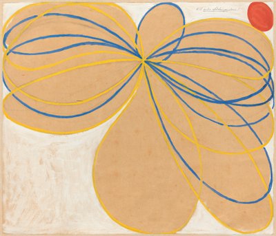 Gruppe V, The Seven-Pointed Star, nr. 1 WUSSeven-Pointed Star Series, 1908. av Hilma af Klint