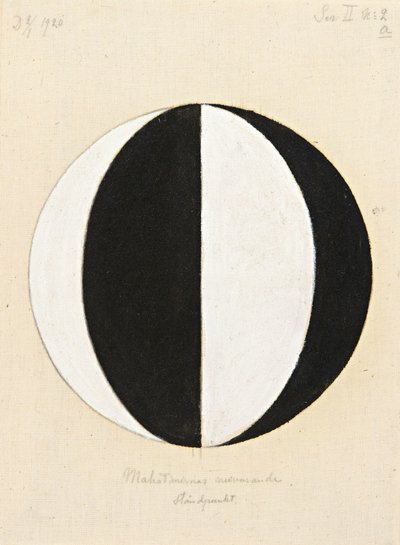 Mahatmas nåværende standpunkt av Hilma af Klint