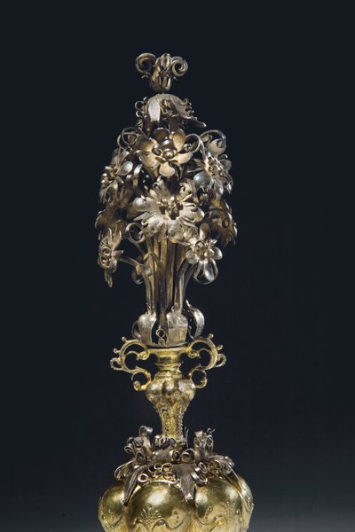 Medingen Minerva Cup, ca. 1650 (sølv og sølv) av Hinrich Ohmssen