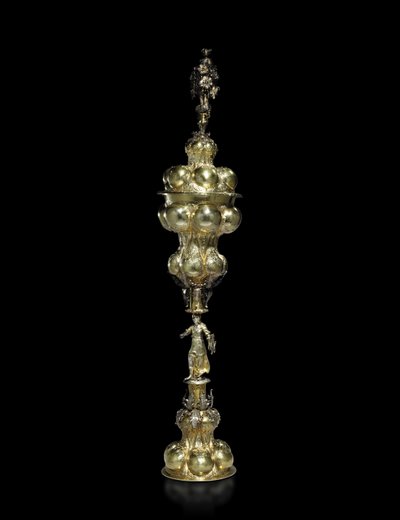 Medingen Minerva Cup, ca. 1650 (sølv og sølv) av Hinrich Ohmssen