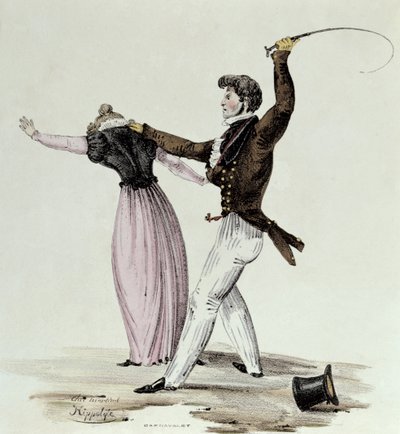 Kunsten å gjøre seg elsket av sin kone, ca. 1825 av Hippolyte