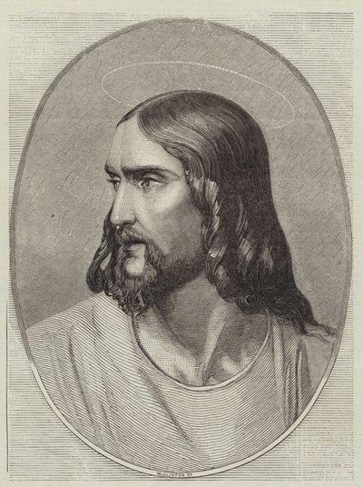 Frelserens hode av Hippolyte Delaroche