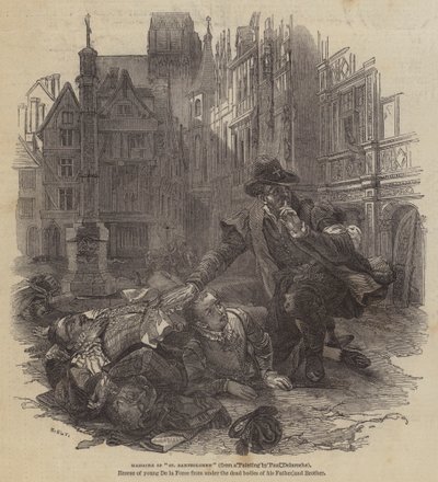 Massakren på St. Bartolomeus av Hippolyte Delaroche