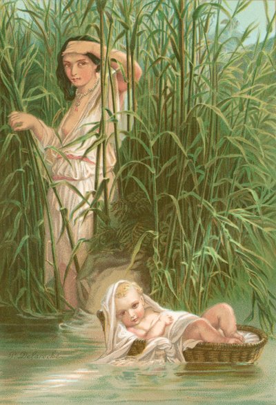 Miriam og Moses av Hippolyte Delaroche
