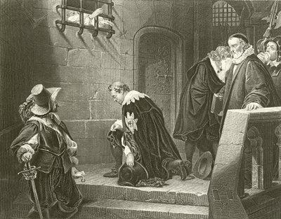 Jarlen av Strafford går til henrettelse av Hippolyte Delaroche