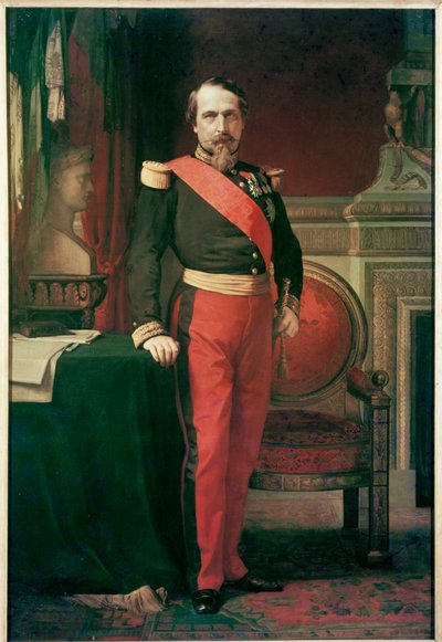 Napoleon III, keiser (maleri på lerret) av Hippolyte Flandrin