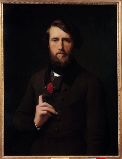 Portrett av grev Felix av Arjuzon (1800-1874) Maleri av Hippolithe Flandrin (1809-1864) 1800-tallet. Søn 0,83x0,64 m av Hippolyte Flandrin