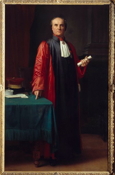 Portrett av doktor Rostan (1790-1866) Maleri av Hippolyte Flandrin (1809-1864) 1800-tallet Aix en Provence, Musee Granet av Hippolyte Flandrin