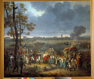 overgivelsen av Mantua (2. februar av Hippolyte Lecomte