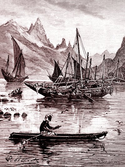 Rødehavet ( Egypt side ) av Hippolyte Leon Benett