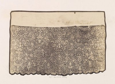 Lace Alb, som tilhører besøksklosteret, 1857. av Hippolyte Malègue