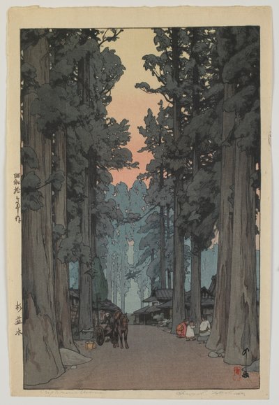 Cryptomeria Avenue, Showa-tiden av Hiroshi Yoshida