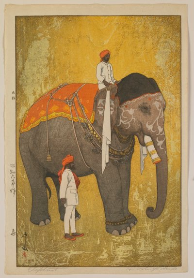 Elefant, Showa eranorwegian av Hiroshi Yoshida