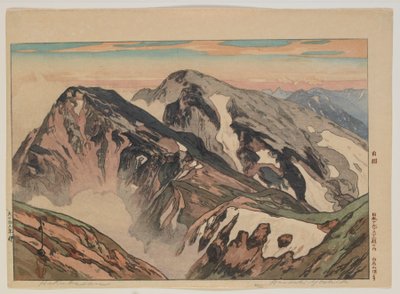 Habuka san, fra serien, Twelve Scenes in the Japan Alps, Taisho-tiden av Hiroshi Yoshida