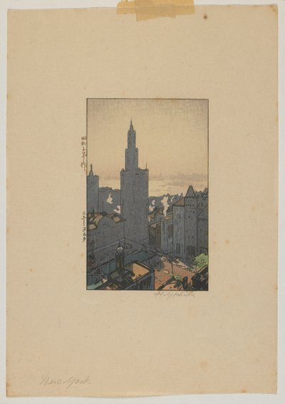 New York, Showa-tiden av Hiroshi Yoshida