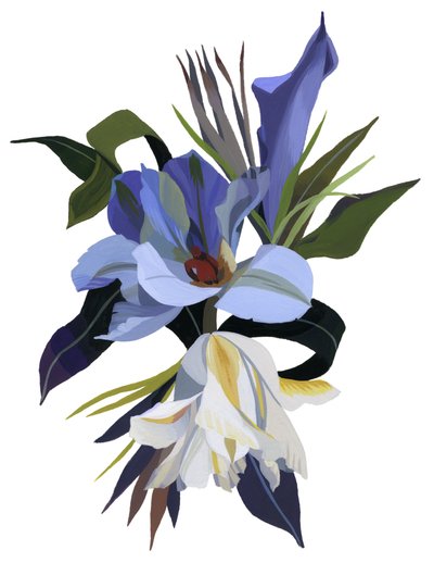 En tenkt blomst basert på tulipanmotivet. av Hiroyuki Izutsu