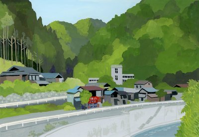 Spisestue i fjellandsbyen, 2016, av Hiroyuki Izutsu