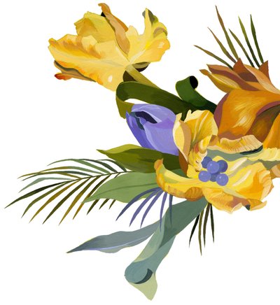 Gul tulipan av Hiroyuki Izutsu
