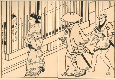 Courtesans, 1661, 1924. av Hishikawa Moronobu
