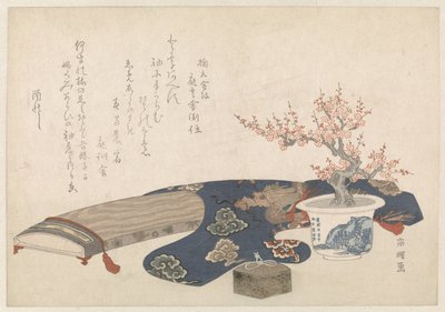 Stilleben med koto av Hishikawa Sori
