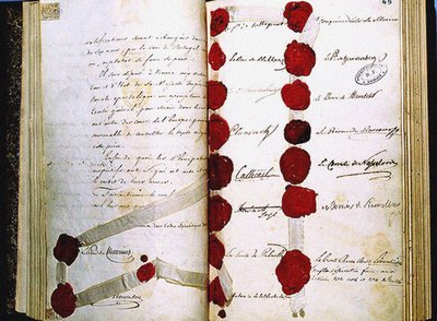 Sluttakten fra Wienerkongressen, 9. juni 1815 av Historical Document