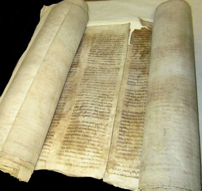 Torah-rulle fra det jødiske samfunnet i Kaifeng, Kina av Historical Document