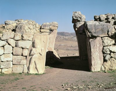 Kongens port fra murene til Hattusas av Hittite