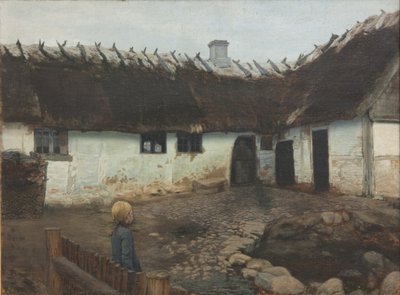 Utenfor en husmannsplass av Holger Møller