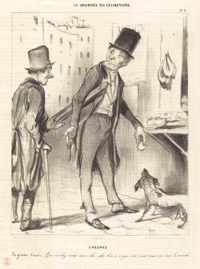 2 timer - Smaken av Azor av Honoré Daumier
