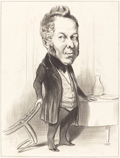 A.P.F. Deslongrais av Honoré Daumier