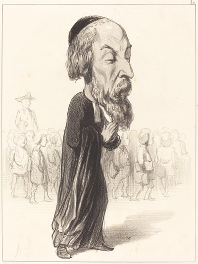 A. Fred. Pierre Comte de Falloux av Honoré Daumier