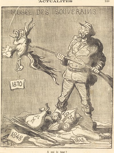 Hvem er neste? av Honoré Daumier