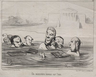 Aktualiteter (nr. 120): En minister vender tilbake til vannet av Honoré Daumier