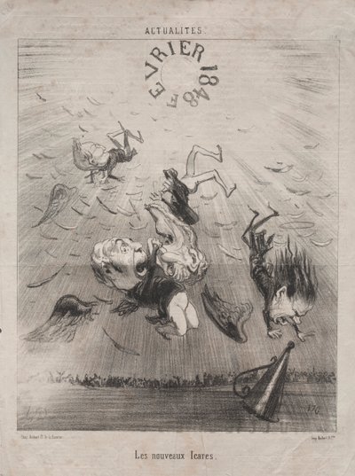 Aktualiteter (nr. 140): Den nye Ikaros av Honoré Daumier