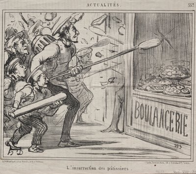 Aktualiteter (nr. 557): Konditorens opprør av Honoré Daumier