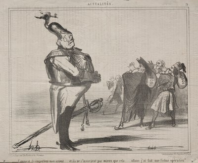 Aktualitet nr. 71: Hvorfor tar de bort pengene mine..., 1854. av Honoré Daumier