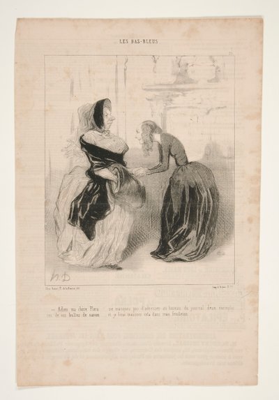 Farvel min kjære Flora av Honoré Daumier