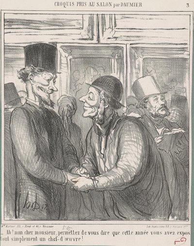Ah! Min kjære herr, tillat... av Honoré Daumier