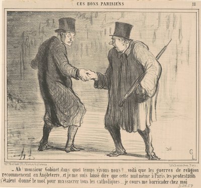 Ah! Monsieur Gobinet, når... av Honoré Daumier