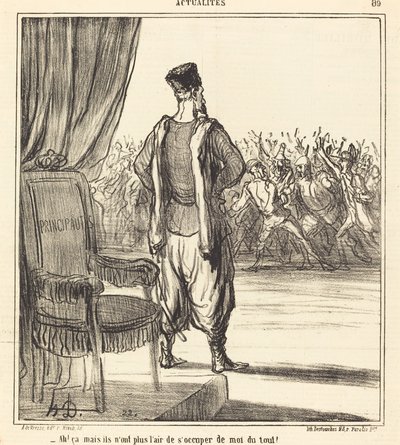 Ah! at... de ser ikke ut til å bry seg om meg lenger av Honoré Daumier