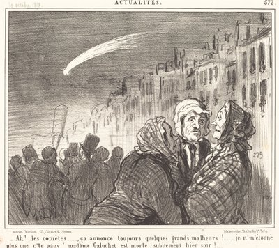 Ah!... kometene... av Honoré Daumier