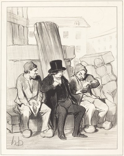 Så da, min venn, på tjueto... av Honoré Daumier