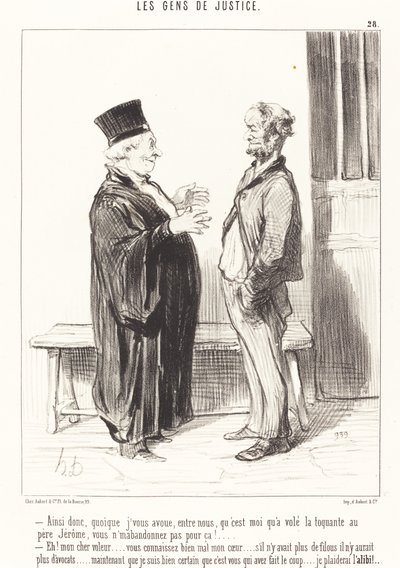 Så selv om jeg innrømmer... av Honoré Daumier