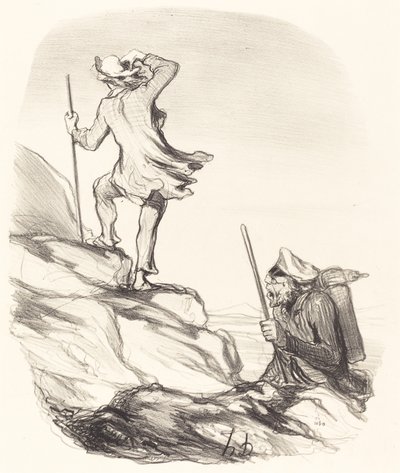 Ser du et sivilisert sted... av Honoré Daumier