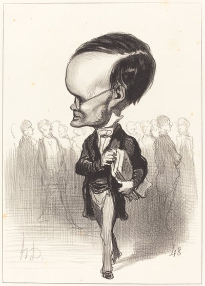 Væpne. Jacques Lherbette av Honoré Daumier