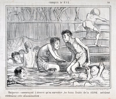 Kunstverk av Honore Daumier (1808-1879) Charivari stammer fra 1858: Serie CRUQUIS D
