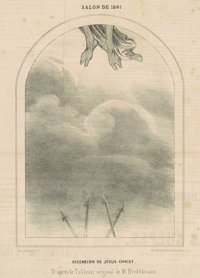 Jesu Kristi himmelfart av Honoré Daumier