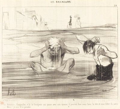 Se opp, Gargouillet, her kommer borgerskapet forbi... av Honoré Daumier